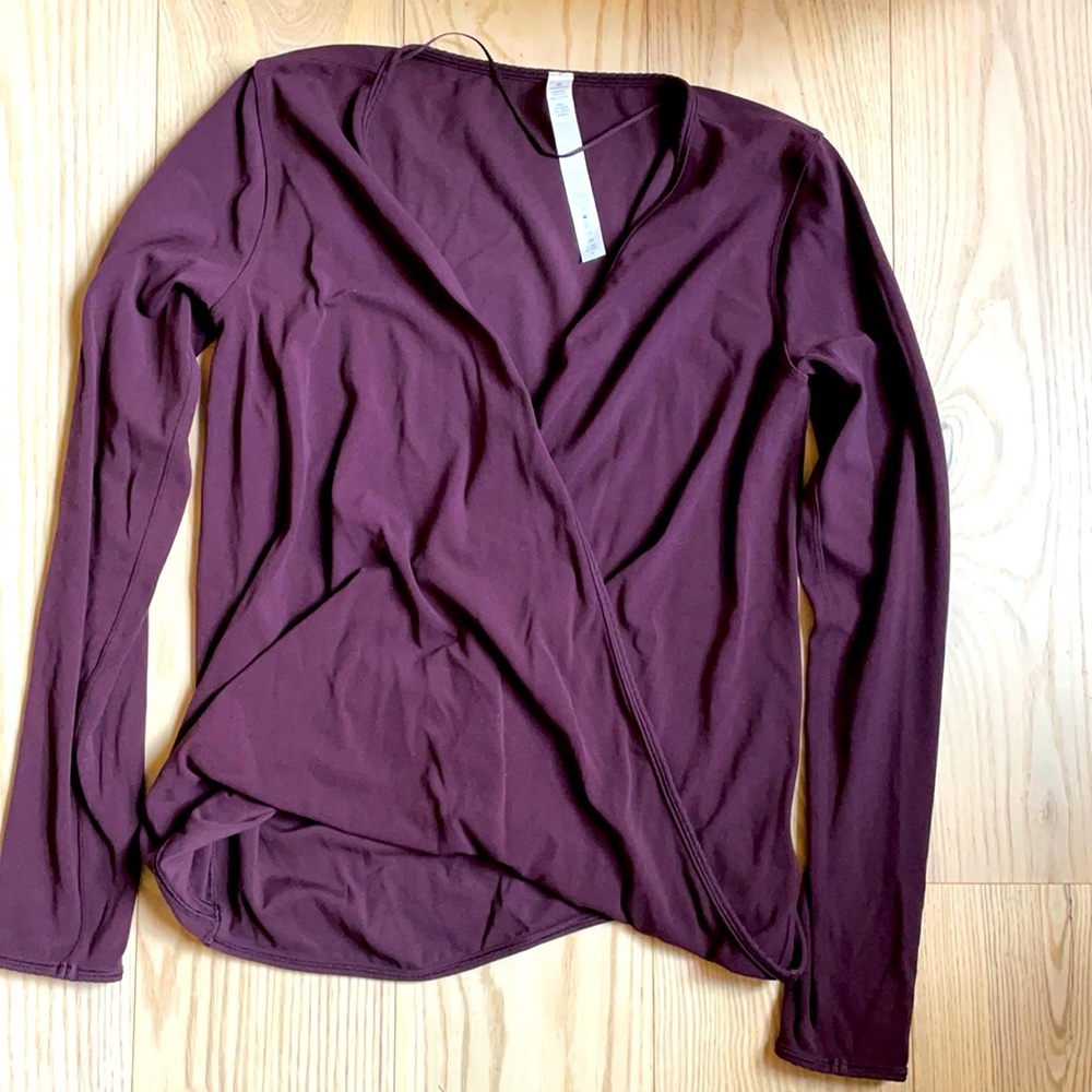 Lululemon wrap/surplice top